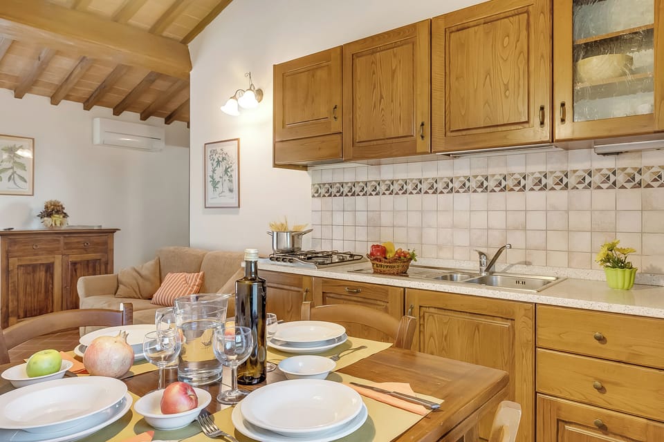 Kitchen and dining area