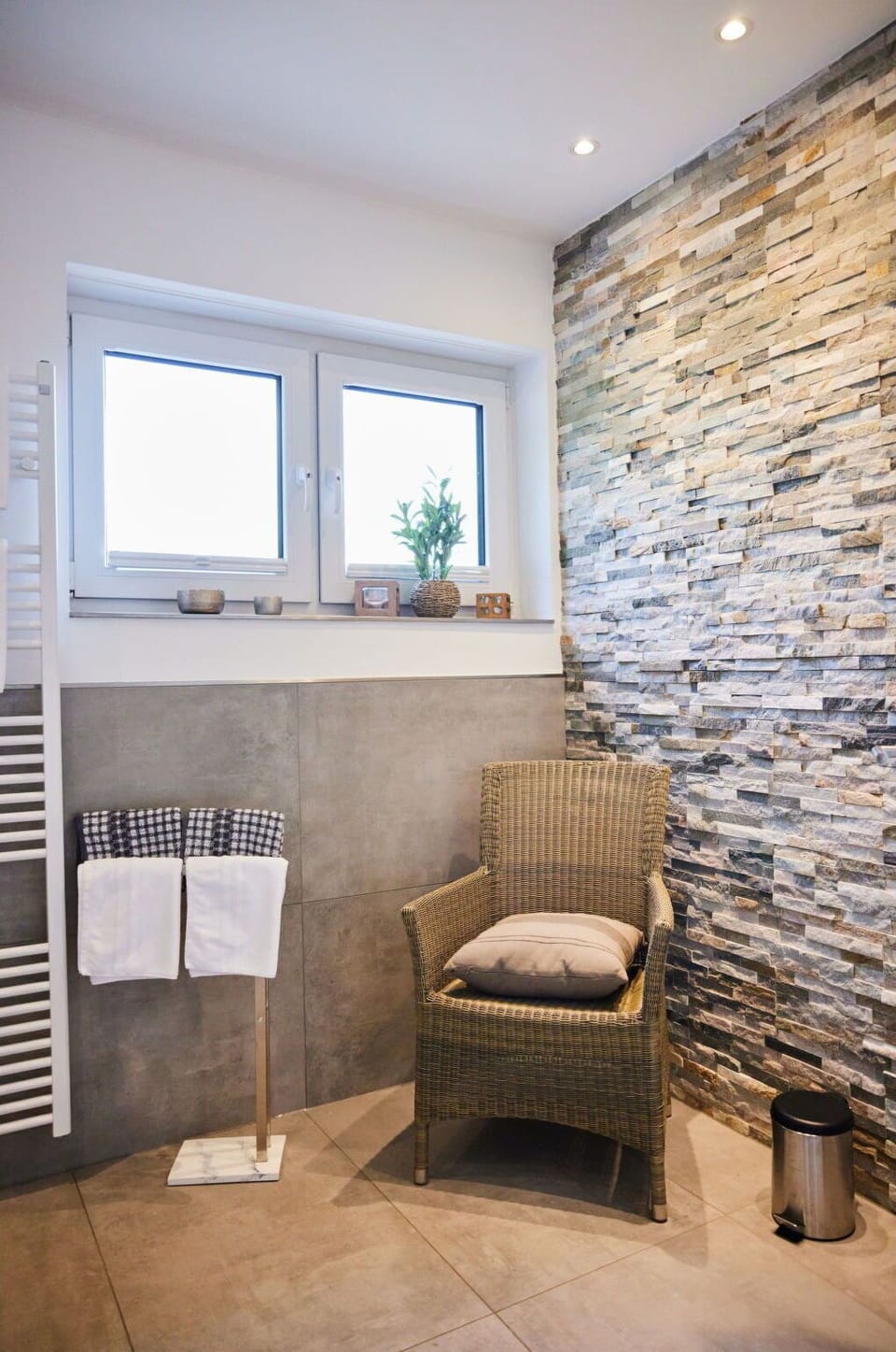 Flooring, Wall, Interior Design, Floor, Lighting, Room, Home, Ceiling, Plumbing Fixture, Tile