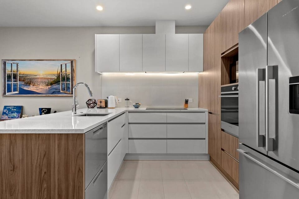 The kitchen has everything you need to create delicious meals.