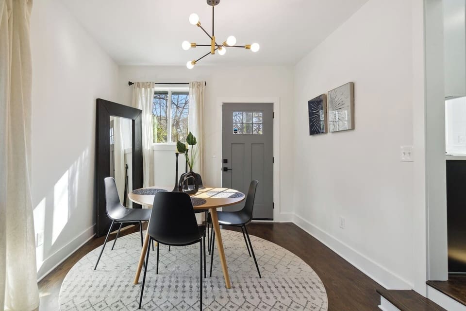 Gather with friends and family in this cozy space.