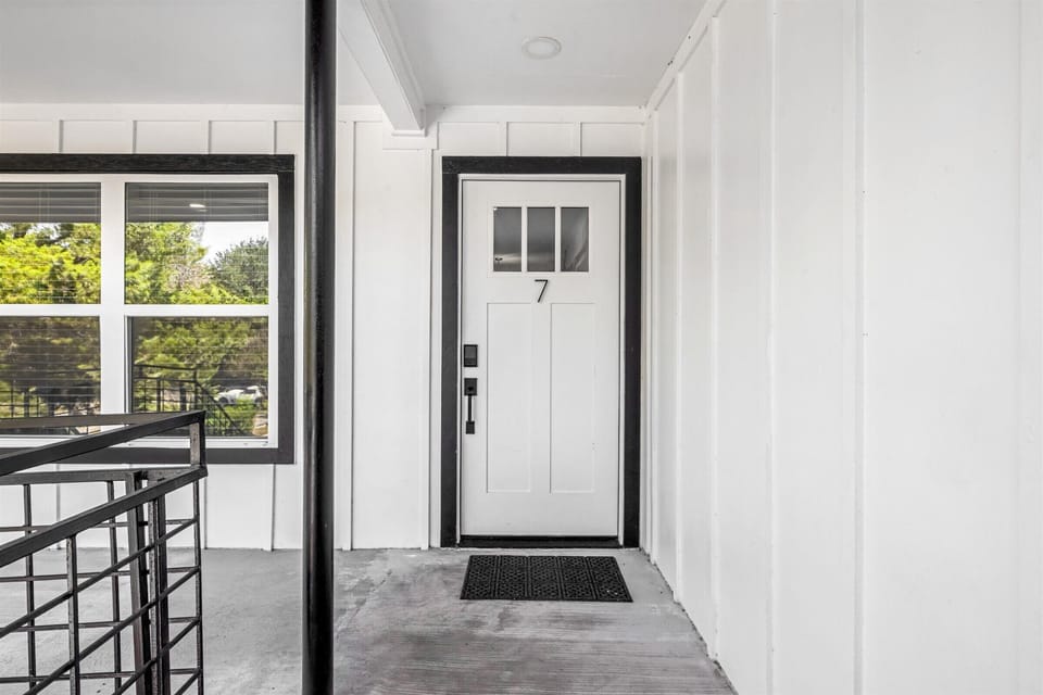 The front door of our lovely apartment.