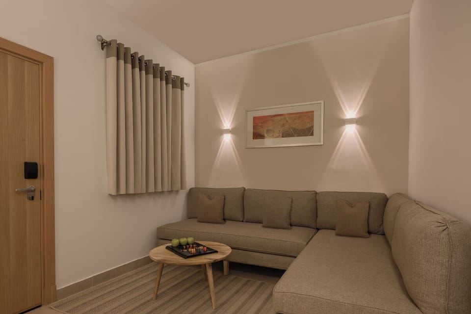 Gather for late-night chats in a cozy corner lounge.
