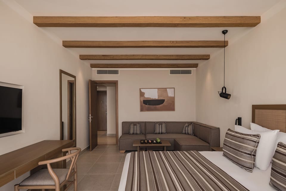 Stretch out in a spacious suite with cozy lounge seating.