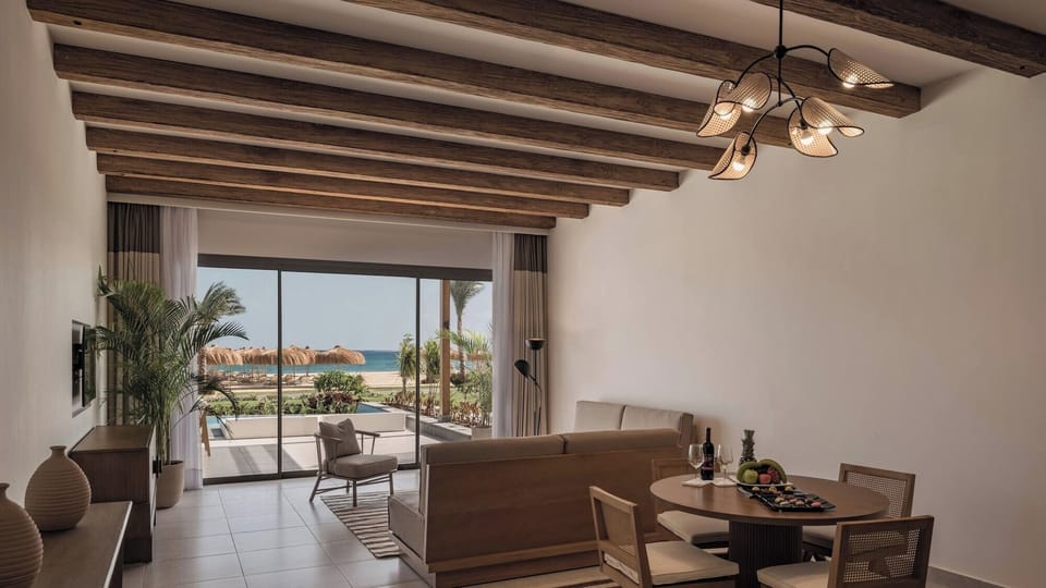 Share tapas and wine in an airy, view-filled space.