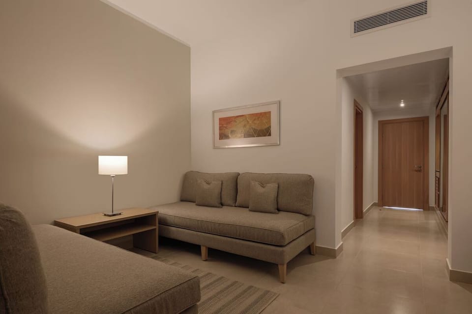 Return from the day to a quiet, comfy sitting area.