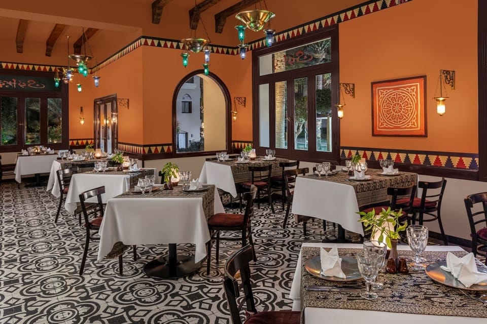 Gather for relaxed meals in an inviting, artful dining space.