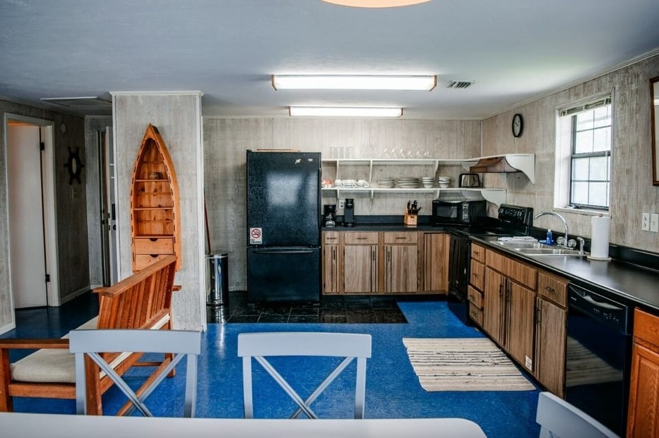 Dining and kitchen