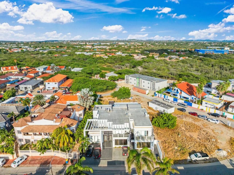 Stunning aerial views of the surrounding neighborhood.