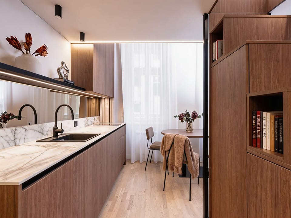 Kitchen in the lower floor