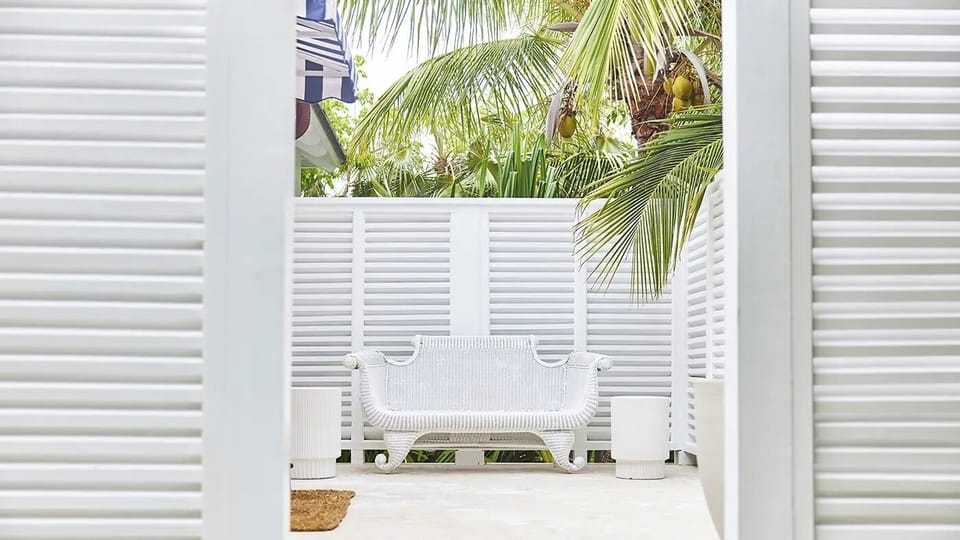 Breathe in tropical air from your private, shaded balcony.