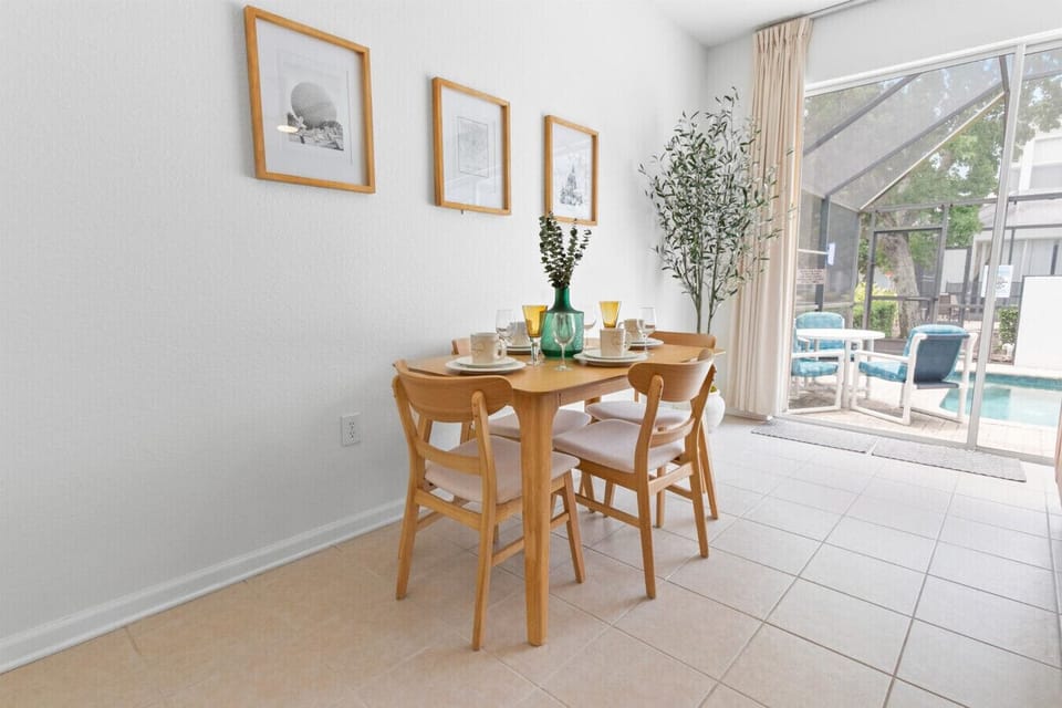 Share meals and memories at the family dining table, with seating for everyone to gather together.