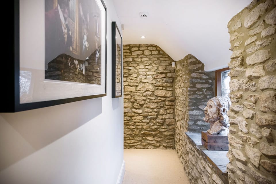 The hallway at Preedy's Cottage, Cotswolds