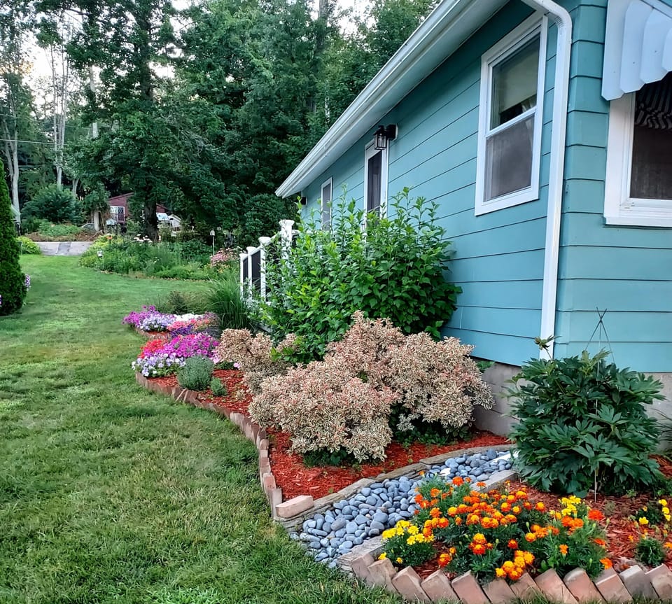 nicely landscaped