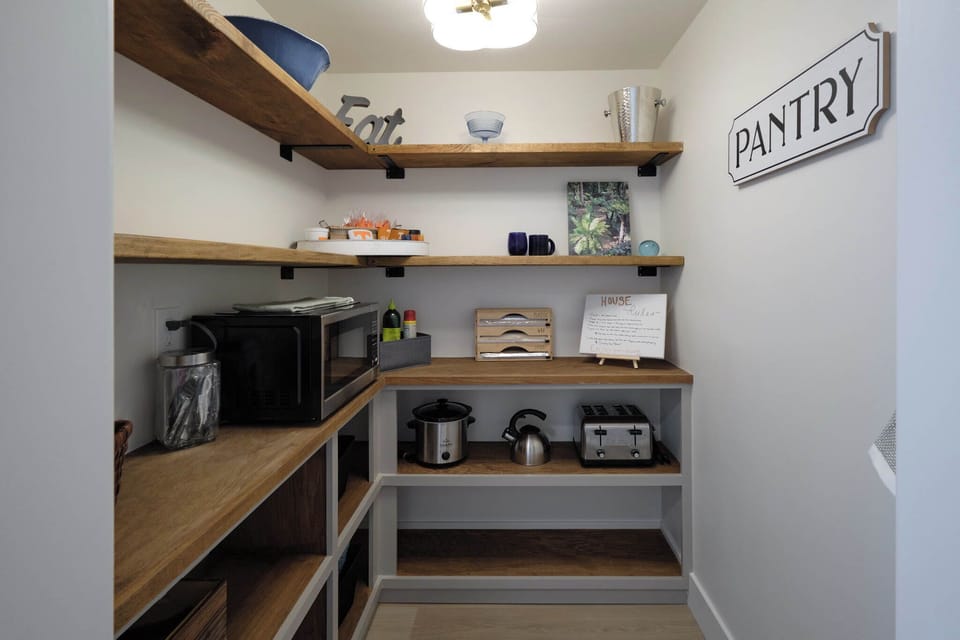 Large pantry area