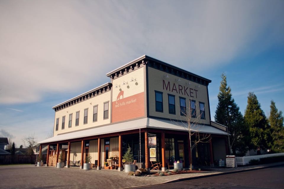 Red Hills Market - One block away.  Enjoy wood-fired pizza & gourmet delites.