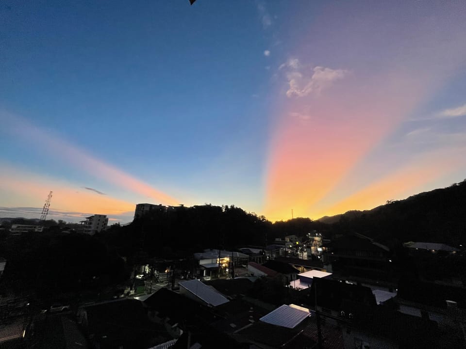 Sunset. From the balcony.