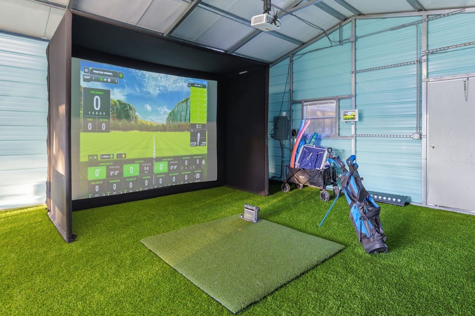 Who needs the country club when you’ve got virtual golf at home? Tee up, take your swing, and play world-famous courses without breaking a sweat (or losing a ball). Rain or shine, day or night — it’s always game time here!
