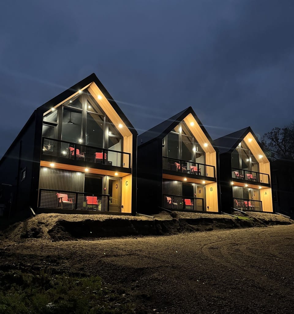 Parking Side of Cabins