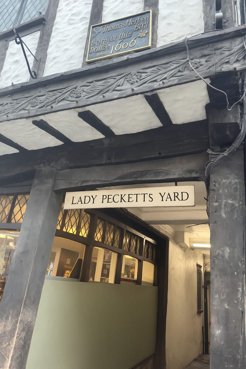 Historic part of York entrance