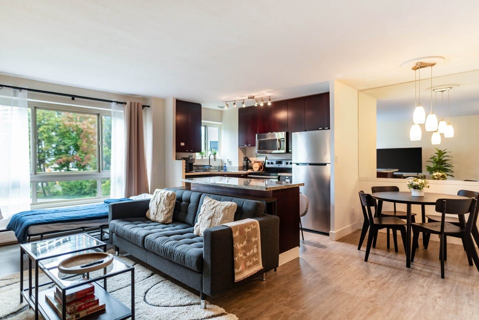 Living Room with Rollaway Bed