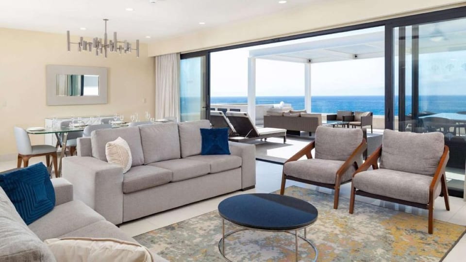 Living Room with partial view of huge balcony