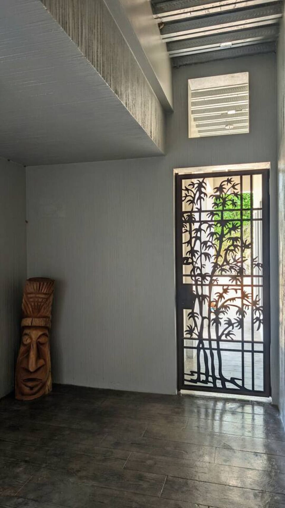 Lower level door entrance