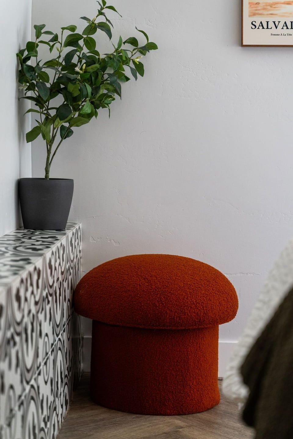 A soft seat waiting for you and your morning coffee