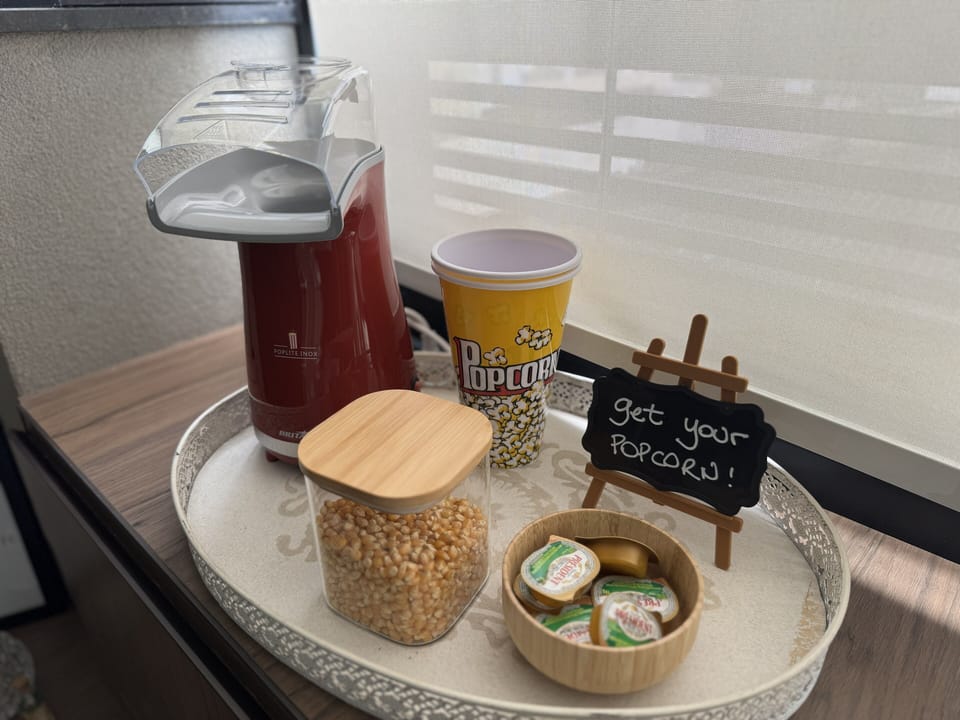 A cozy spot to make your popcorn