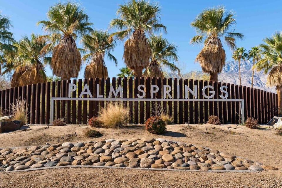 Downtown Palm Springs is only 30 minutes away. There is shopping, dining, art, & a fun bar scene.