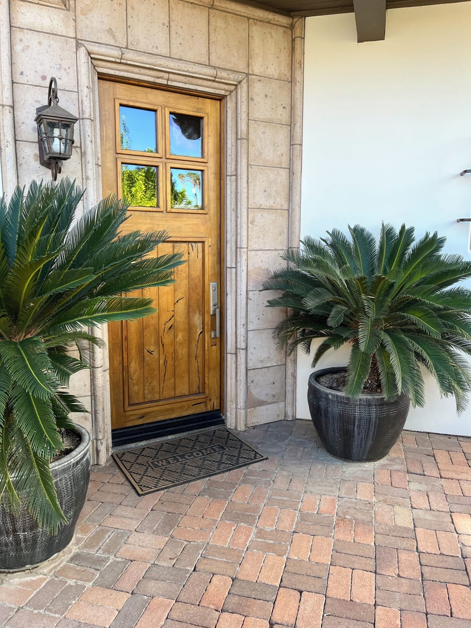 Front entrance to the Villa