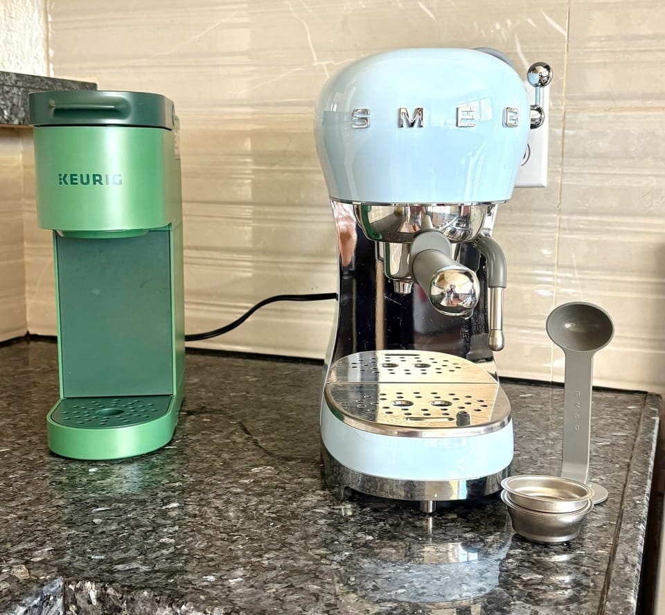 Full Kitchen | Keurig and Espresso machine.  Drip coffee maker in pantry.