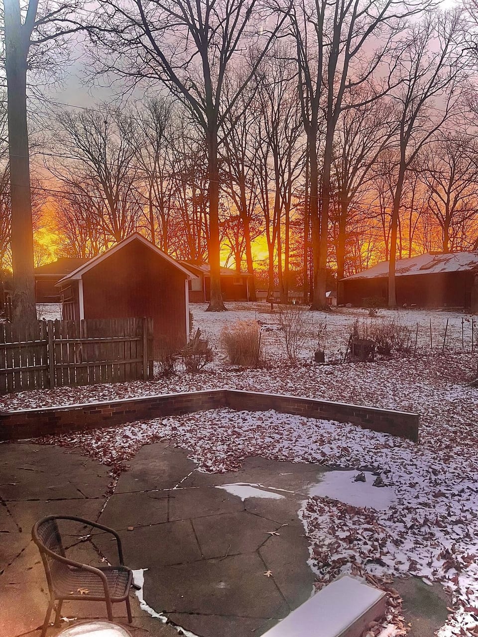 Take in the sunrise from the sunroom