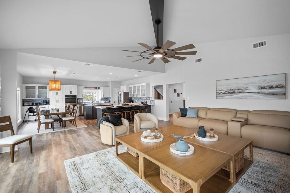 Large Living Room with amazing views of Ol' River - Main Level (2nd Floor)