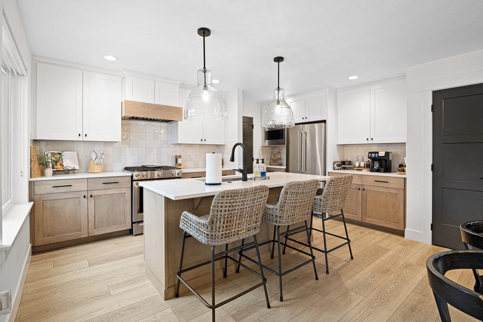 Fully stocked kitchen with everything you need to prepare just about any meal!