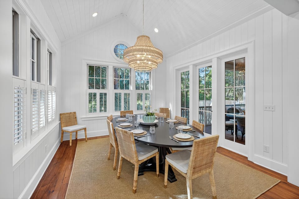 Dining table for 8 guests