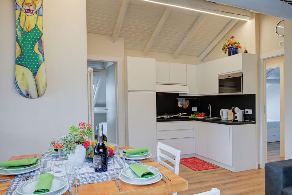 Kitchen and dining area