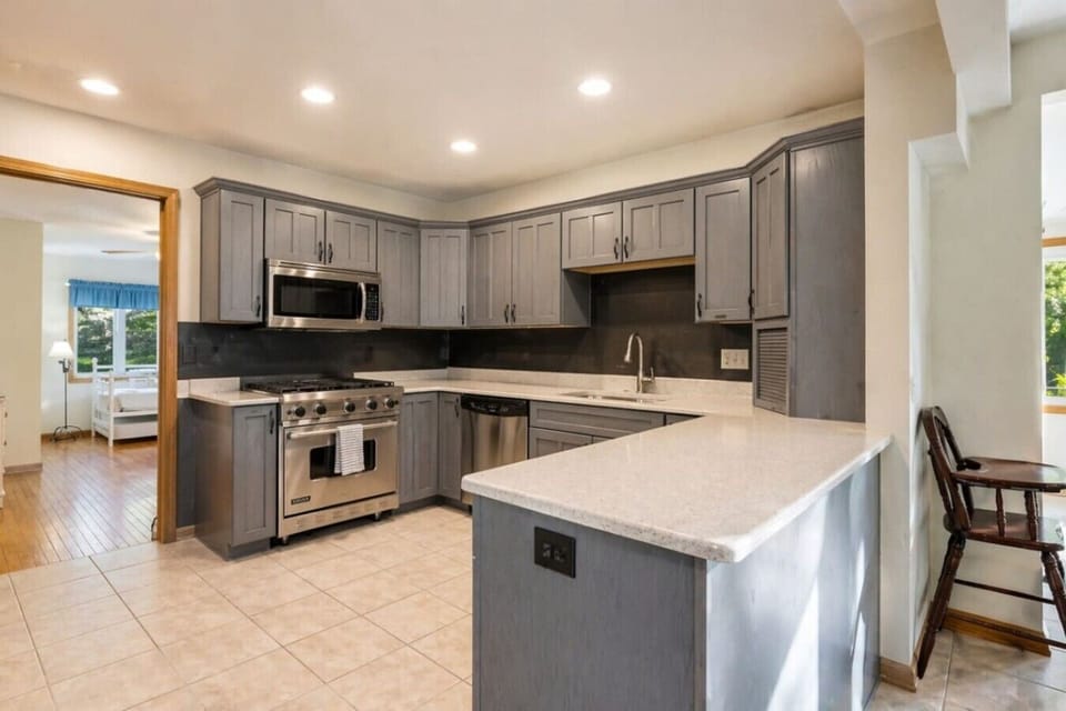 Open layout flows seamlessly into the living area—perfect for cooking, entertaining, and staying connected.