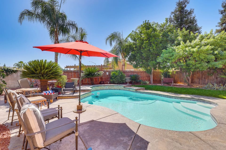 Fresno Vacation Rental | 4BR | 3BA | 2,534 Sq Ft | Step-Free Entry