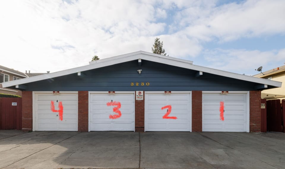 Please only park inside Garage 3 and/or in front of it.