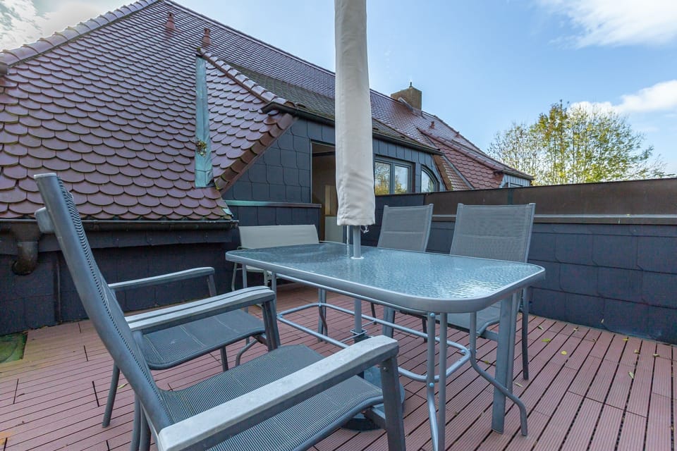 Terrace with Table and Chairs