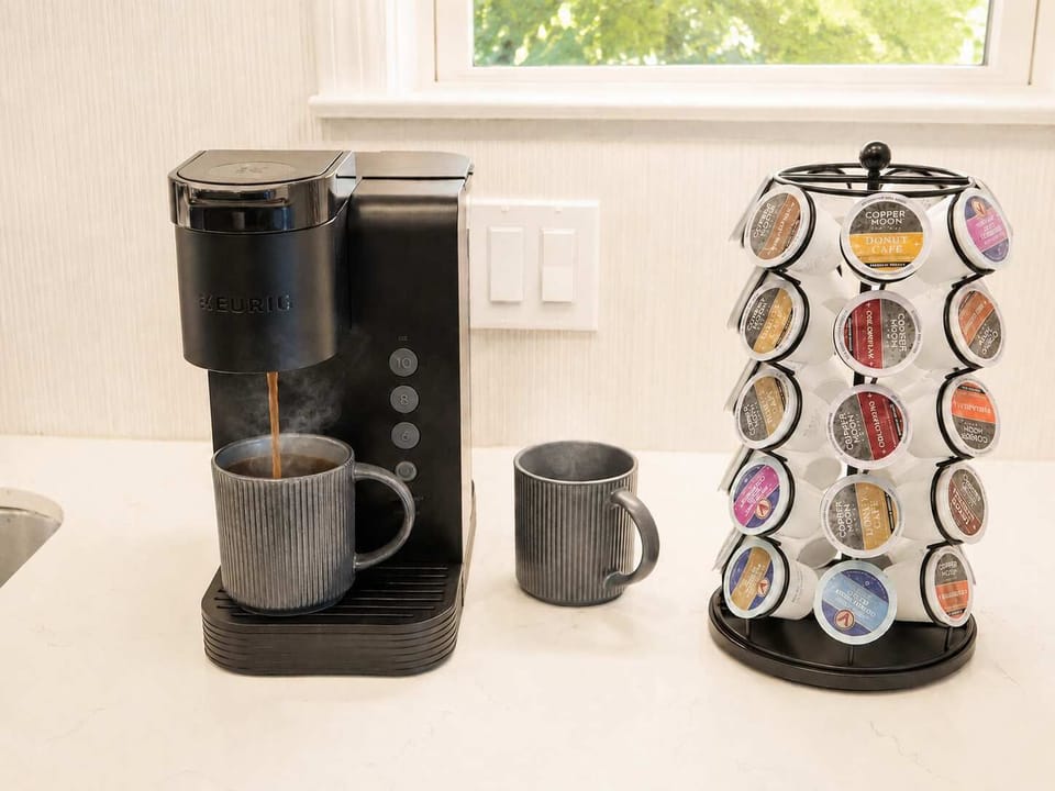 Start your mornings right — fresh coffee at your fingertips.