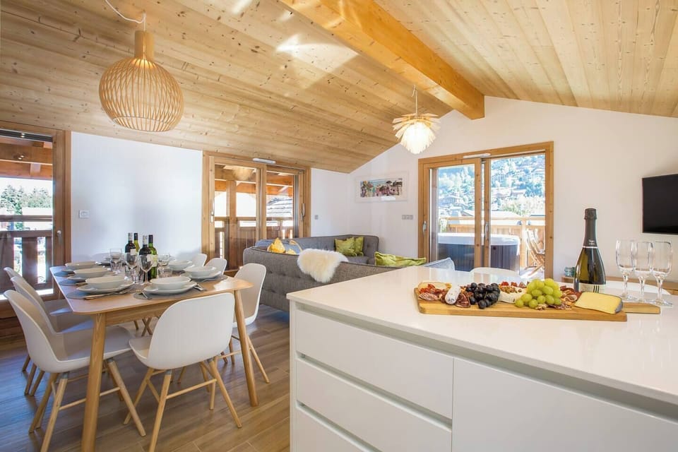 Open plan kitchen