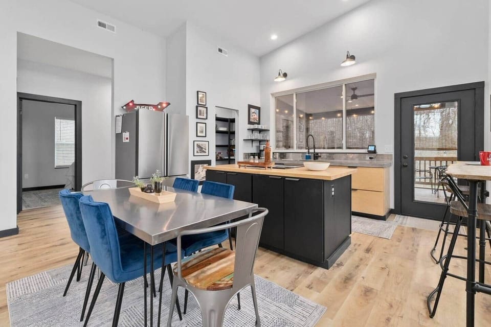 Dining and kitchen