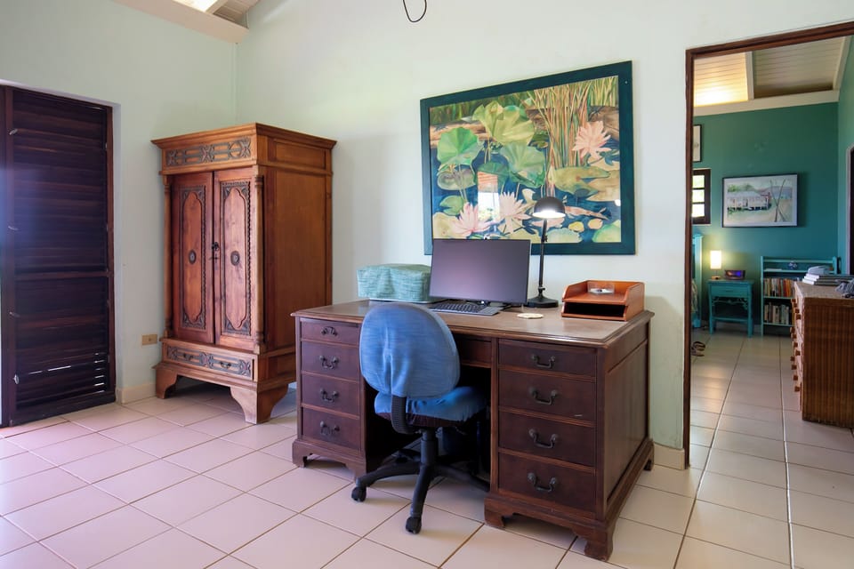 Workstation in main living area
