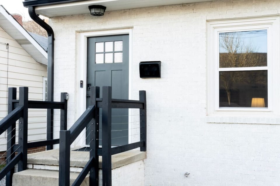 The entrance has a Ring camera and motion sensor lights that turn on as you approach so you`ll feel safe and secure at The Marilyn.