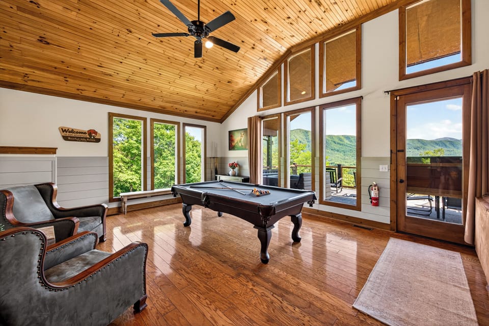 Play pool while enjoying the views!