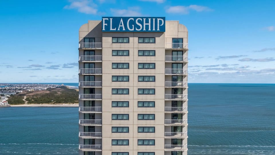Our beautiful building - the Flagship! Located directly on the water!
