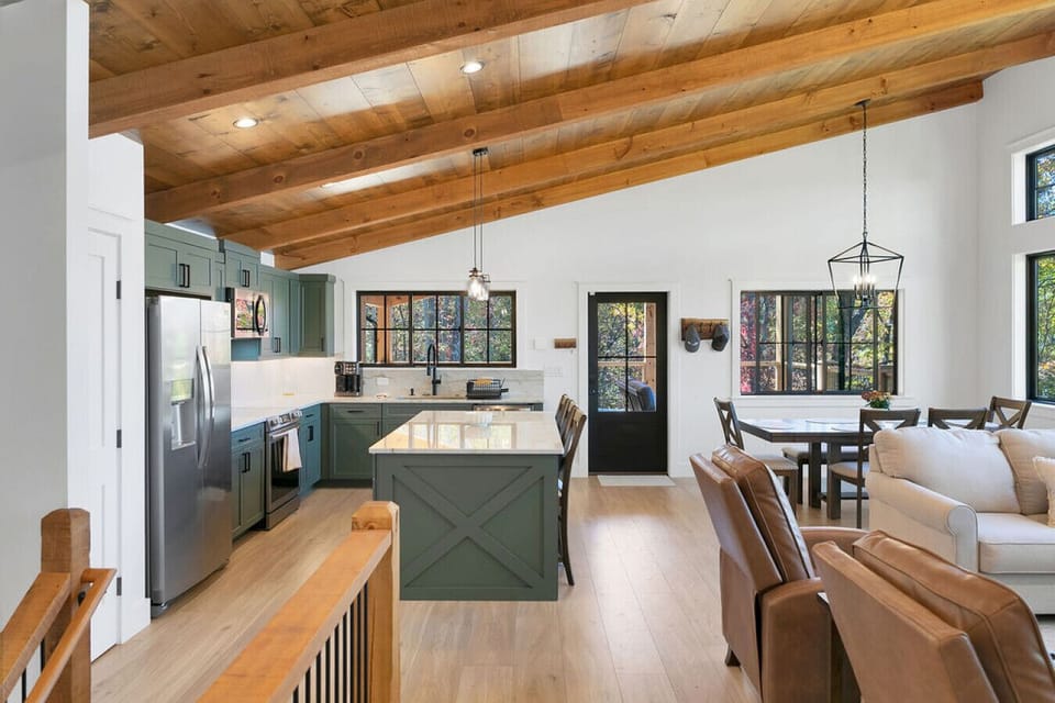 Fully stocked kitchen