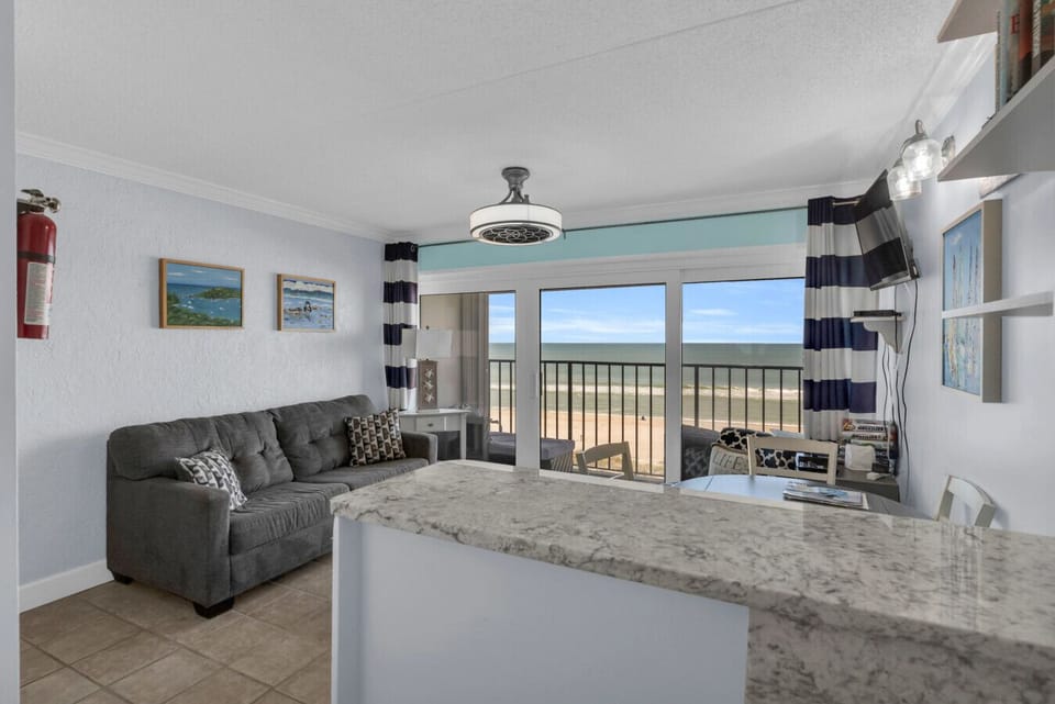 Den and dining area with ocean views!