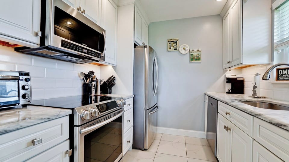 Kitchen from dining area